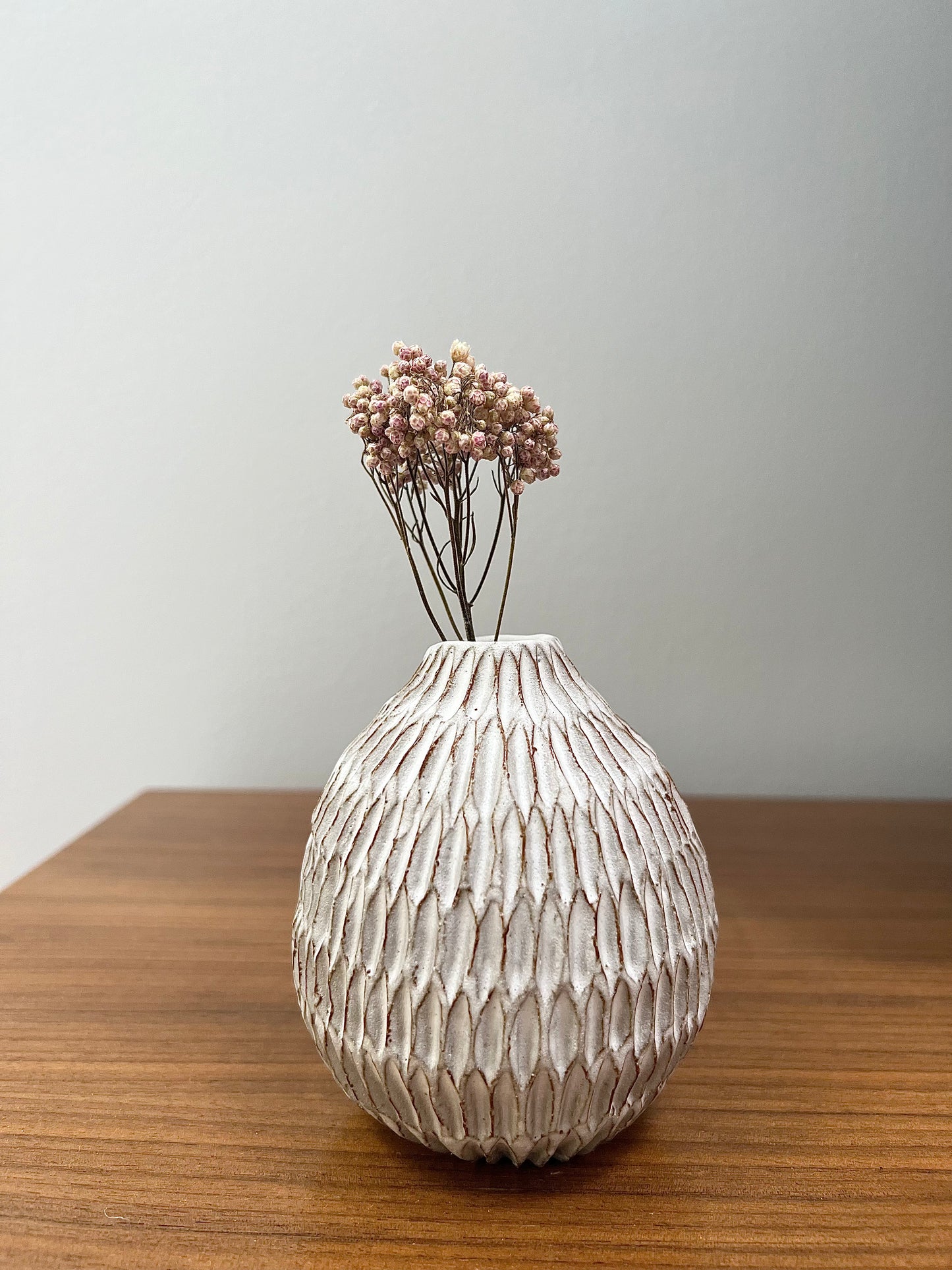 Carved Bud Vase