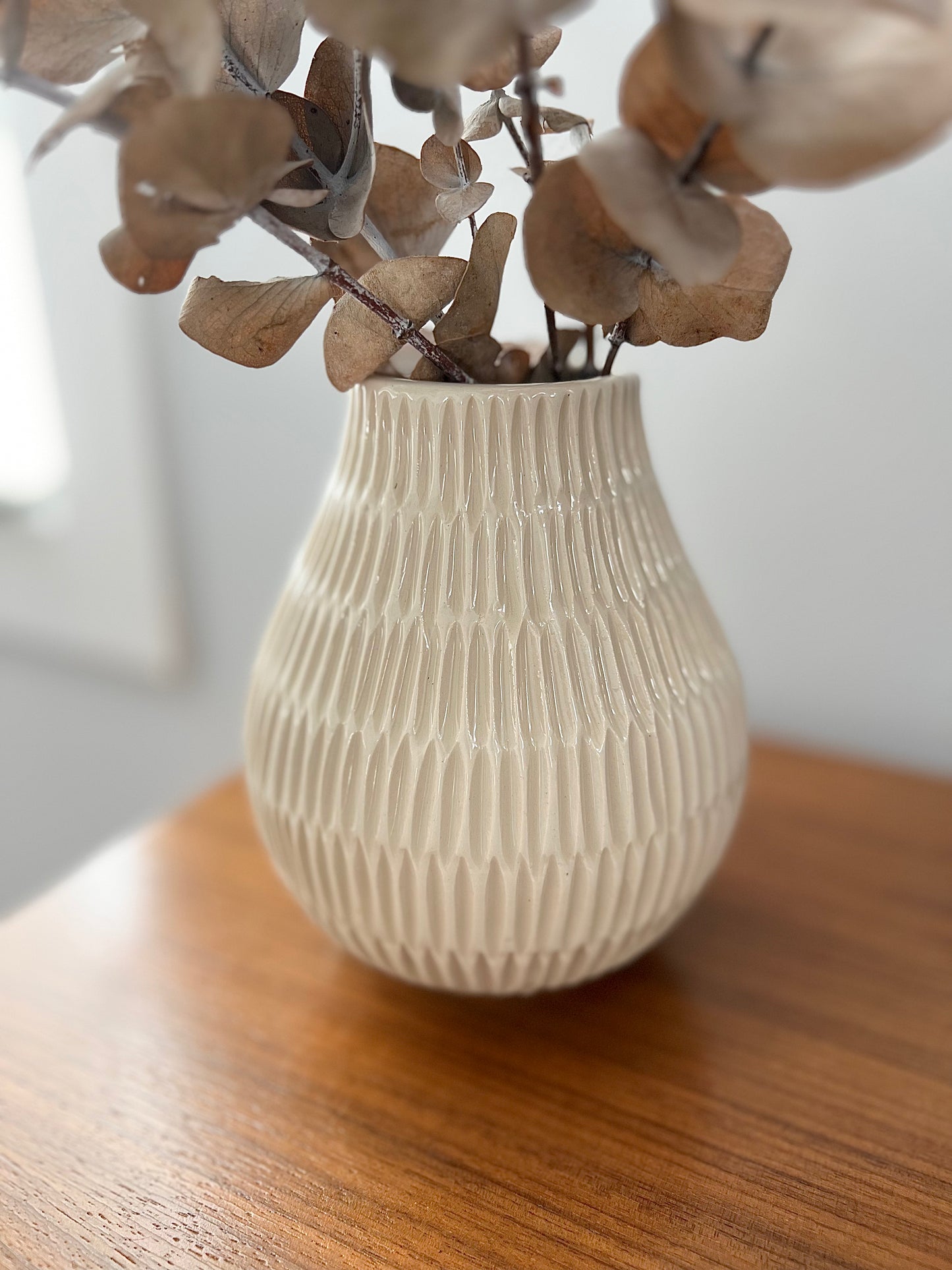 Small Carved Porcelain Vase