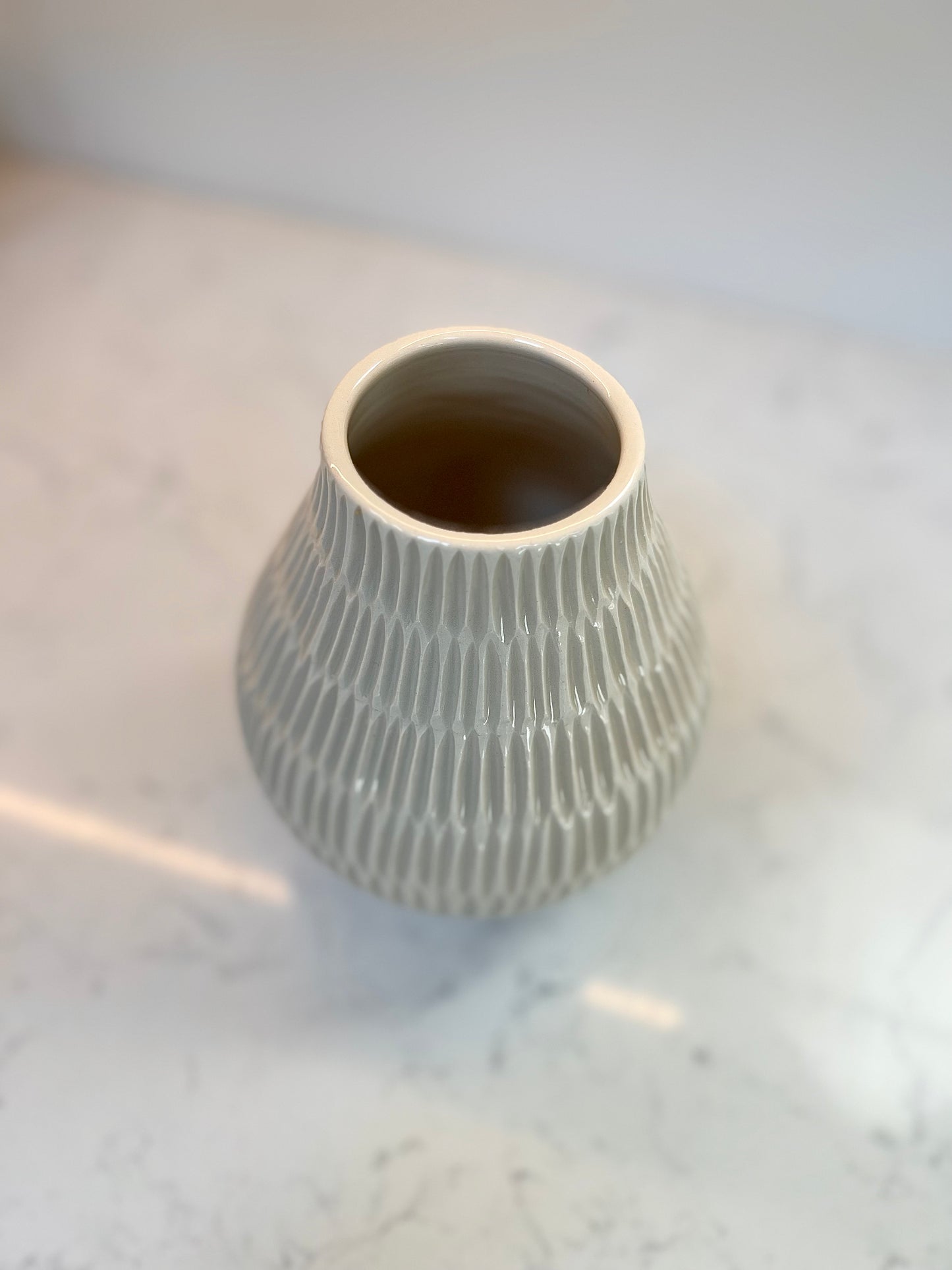 Small Carved Porcelain Vase