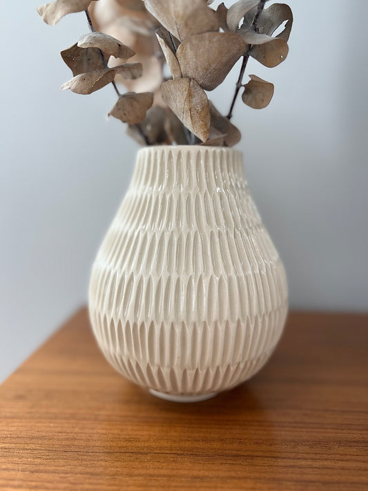 Small Carved Porcelain Vase